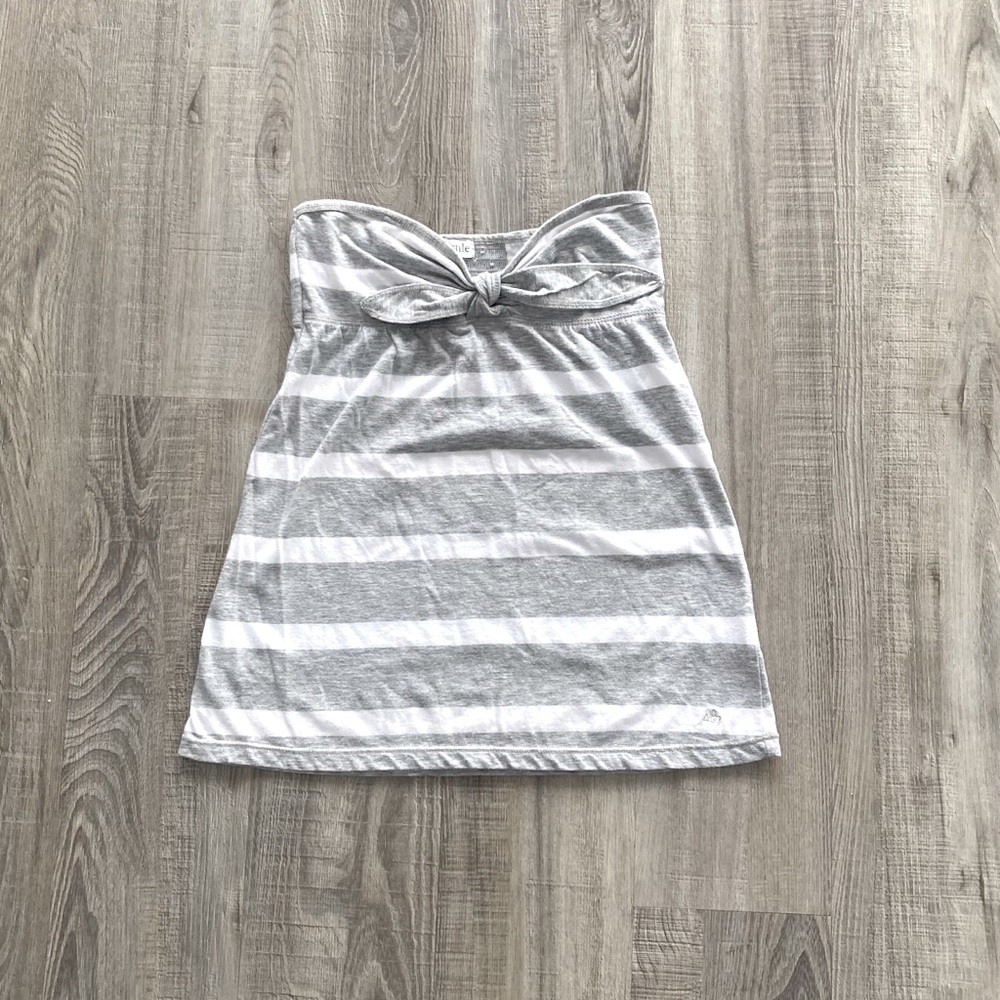 Aeropostale Tube Top Bow Tie Detail